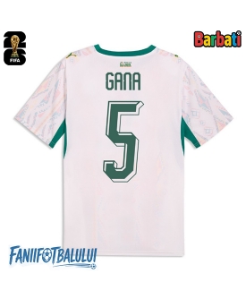 Senegal Idrissa Gueye #5 Tricou Fotbal Replică Mondial 2026 Barbati Acasa
